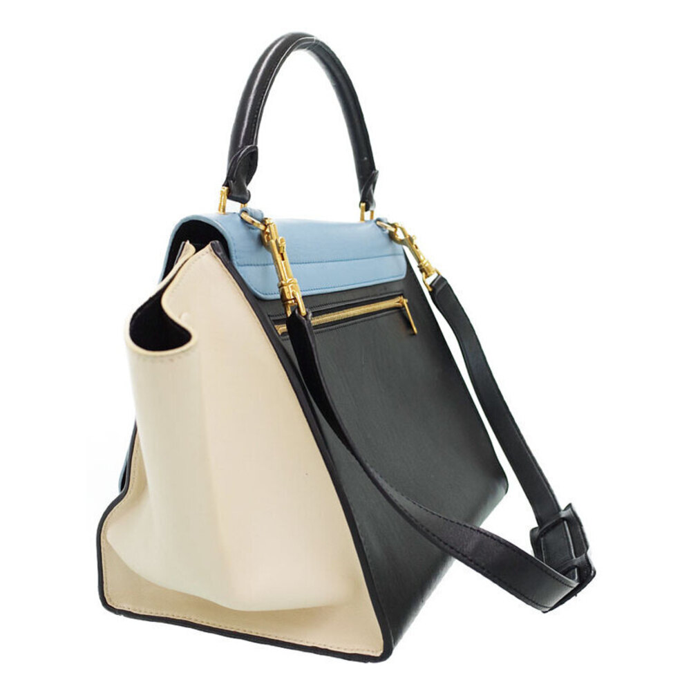 Celine Trapeze Tricolor Handbag Shoulder Bag - Picture 2 of 9